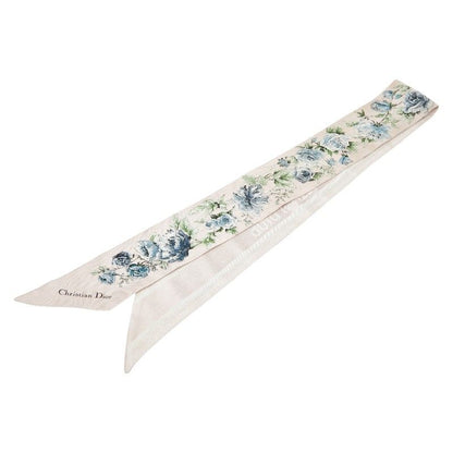 Christian Dior Mitzah Flower Floral Light Pink Multicolor Silk Women's Christian