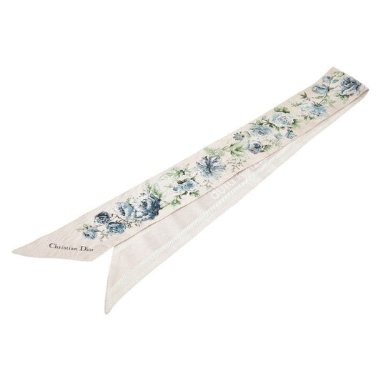 Christian Dior Mitzah Flower Floral Light Pink Multicolor Silk Women's Christian