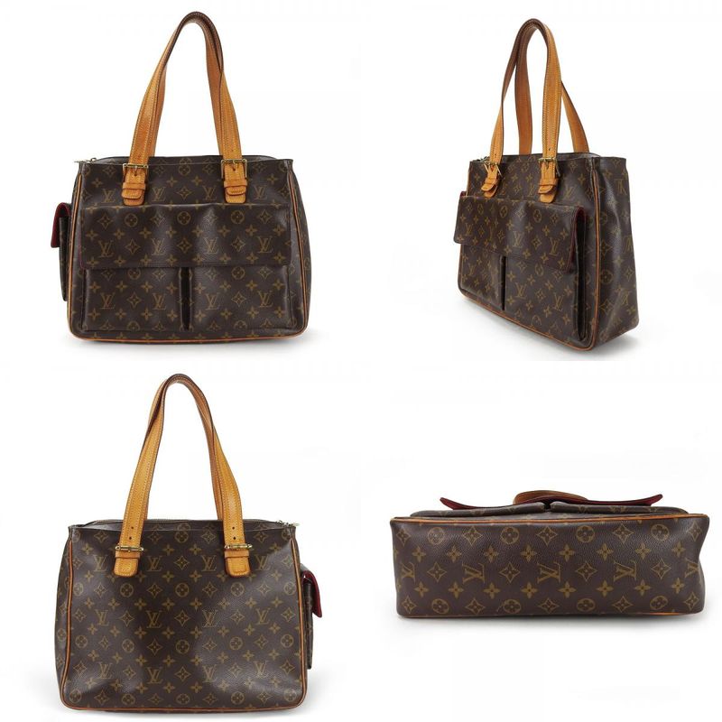 Louis Vuitton Tote Bag M51162 Monogram Brown Gold Hardware Shoulder Casual