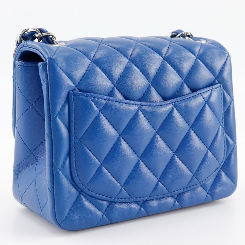 Chanel Chain Shoulder Matelasse A35200 Lambskin Blue Ladies Shoulder Bag