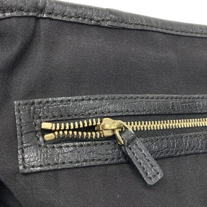 Gucci Tote Bag GG Pattern 139260 Black×navy×dark Green Leather