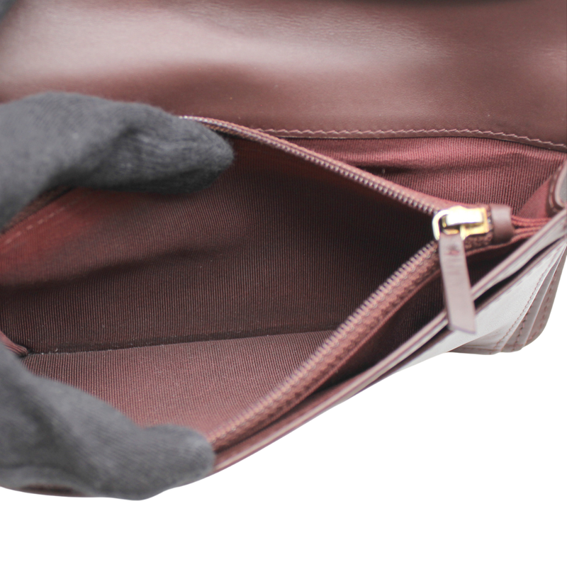 Chanel Ap0233 Caviar Skin Folded Long Wallet A25-2676