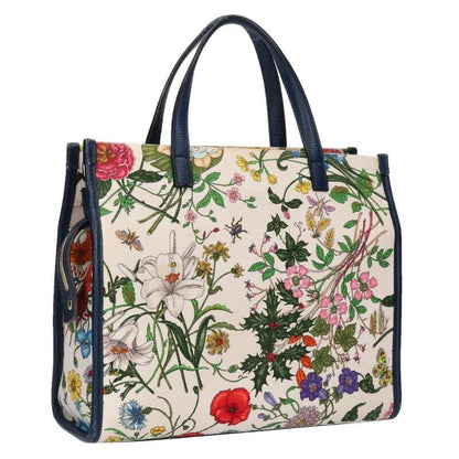 Gucci 550141 2-way Handbag With Flower Design Women