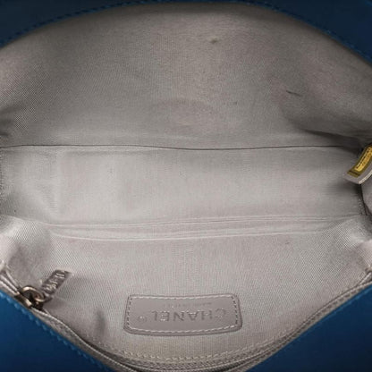 Chanel Boy Chanel Blue Pearl Fishskin And Leather A6713816706579