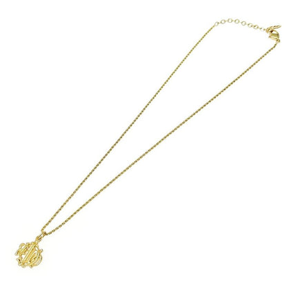 Christian Dior GP Emblem Necklace Women's Gold 465487 Necklace