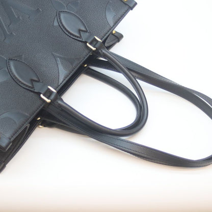 Louis Vuitton M45595 Black Monogram Empreinte On The Go MM Giant Tote Bag
