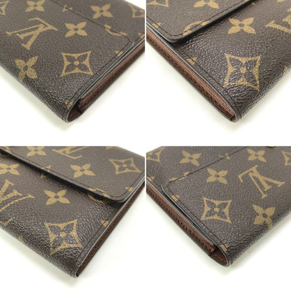 Louis Vuitton Bi-Fold Long Wallet Monogram Portefeuille Sara