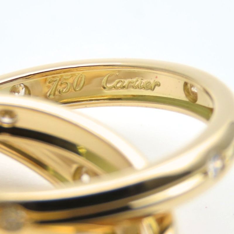 Cartier Ring - Ring Constellation Trinity 3strands 49 18K Yellow Gold Diamonds