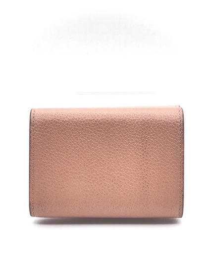 Saint Laurent Trifold Wallet Compact Pink Beige 05bs171