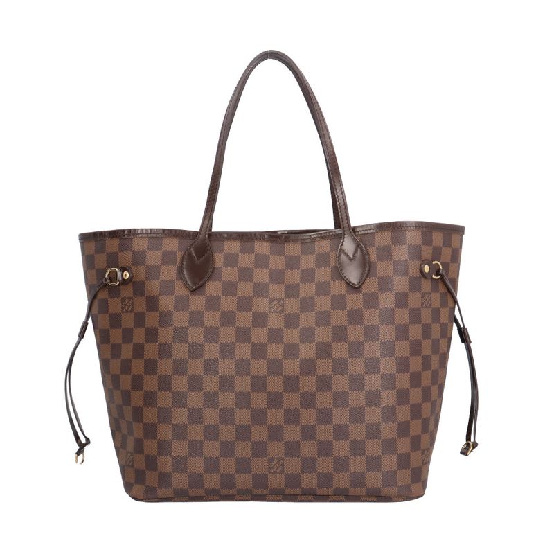 Louis Vuitton Neverfull MM Damier Tote Bag Damier Canvas N51105 Brown Unisex