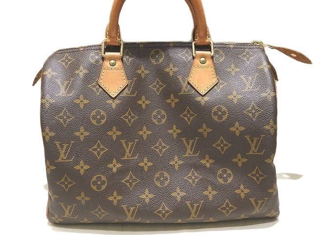 Louis Vuitton Speedy 30 M41526 Handbag Mini Bosun Shape Women's Monogram Brown