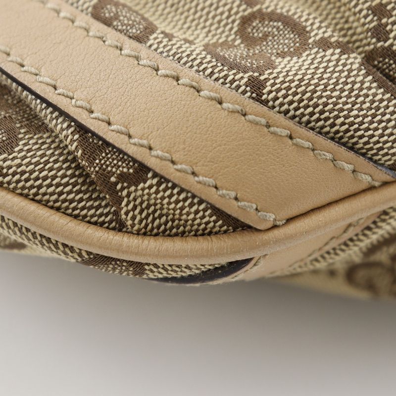 Gucci Abbey Line 203257 GG Canvas Brown Women's Shoulder Bag