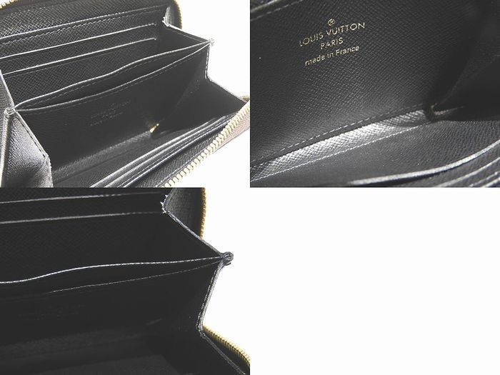 4 Louis Vuitton Zippy Coin Purse Monogram Giant M69354 Coin Case Brown Wallet ▼