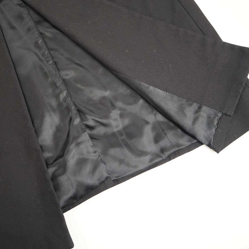 Prada 18ss Denim Chester Coat Uc396i Black 48