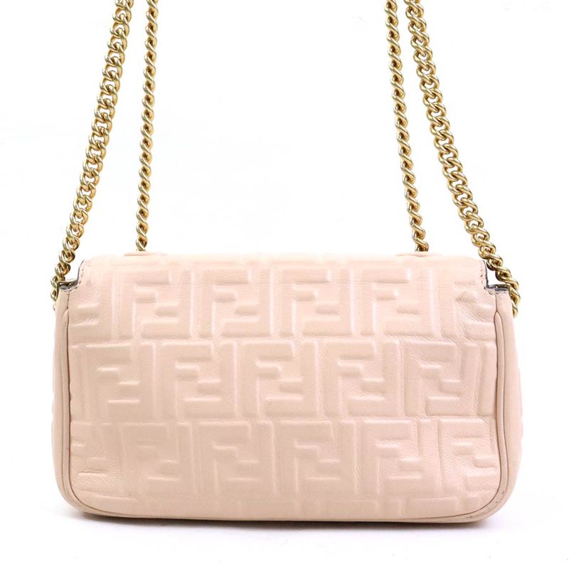 Fendi Shoulder Bag Baguette Chain Midi 8br793-ah9c