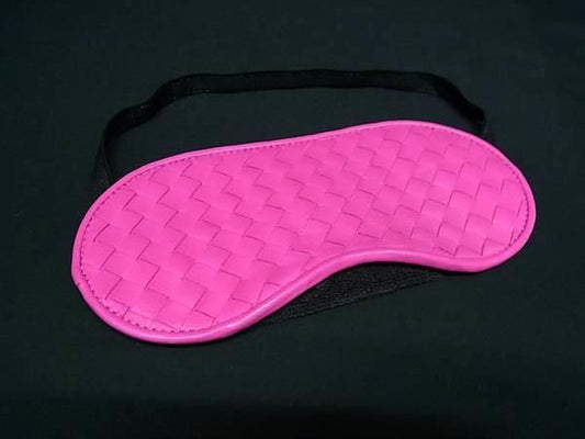 Bottega Veneta Intrecciato Leather Eye Mask Sleeping Goods Pink Fl9476