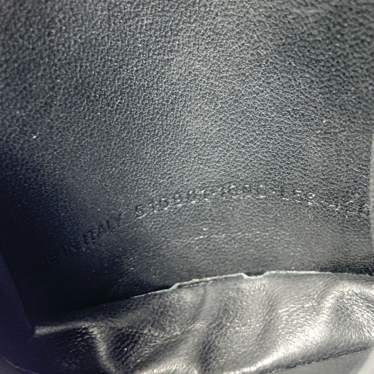 Balenciaga Cash 2.0 Coin & Card Holder Bifold Wallet with Flap Black
