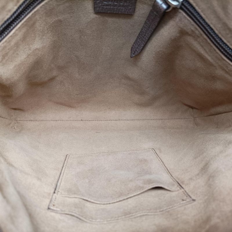 Guccigg Supreme Guccitian Beige And Multicolor PVC Coated Canvas And Leather