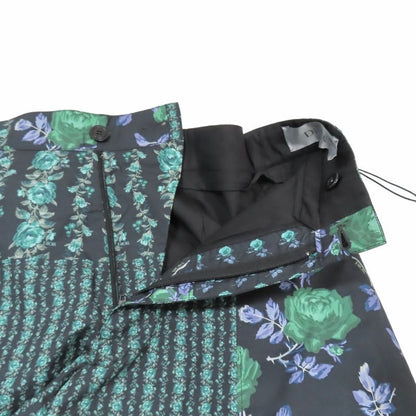 Unused 22AW DIOR Floral Rose Patchwork Short Half Pants Semi-wide 293c170a5680