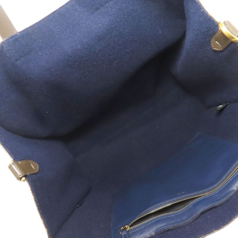 Fendi Fila Collaboration Zucca Pattern Tote Bag Coated Canvas Women