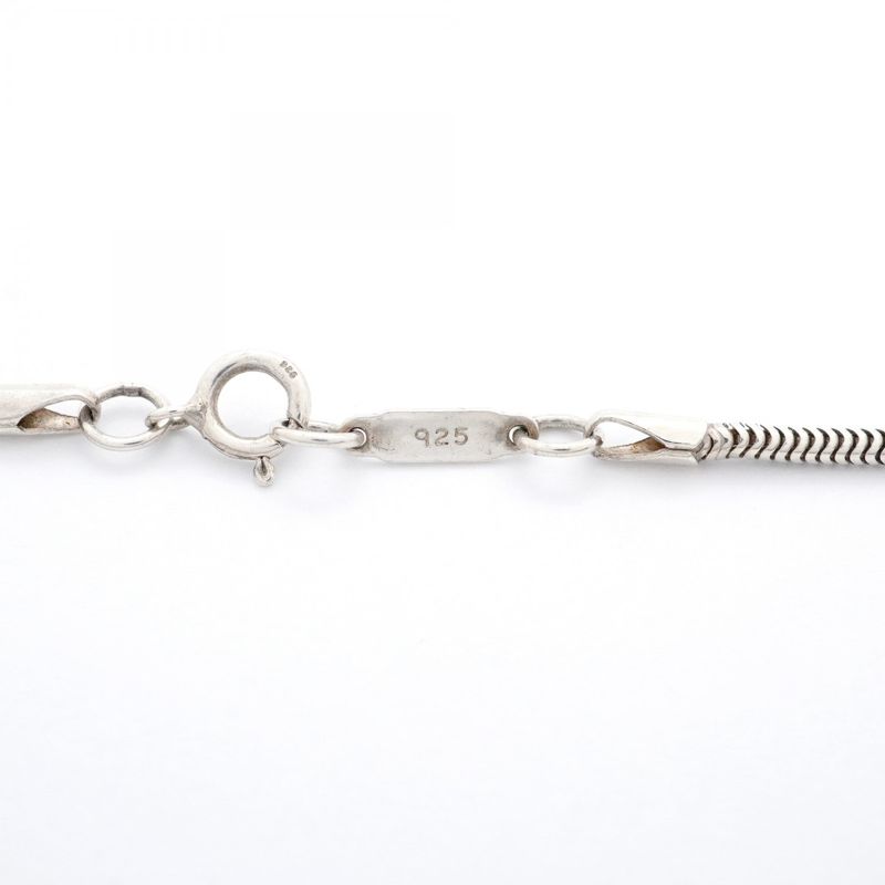 Tiffany & Co Necklace Narrow Bar 925 Silver Ladies