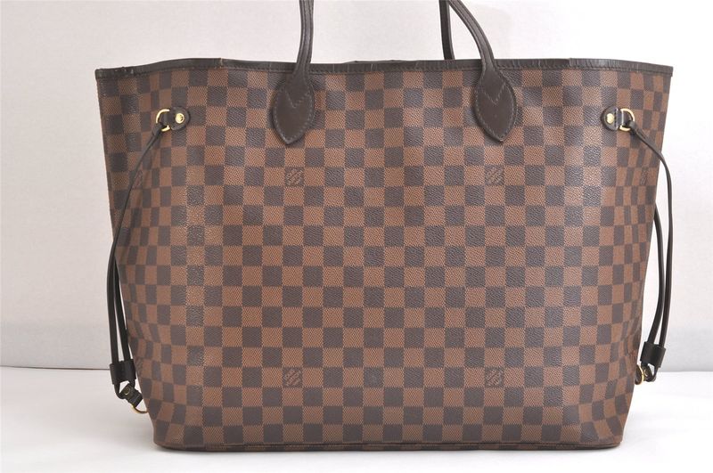 Louis Vuitton Damier Neverfull GM Shoulder Tote Bag N51106 LV 2739n