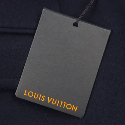 Louis Vuitton Wool Silk Logoed Buttons Lining Monogram Camouflage Navy Blue