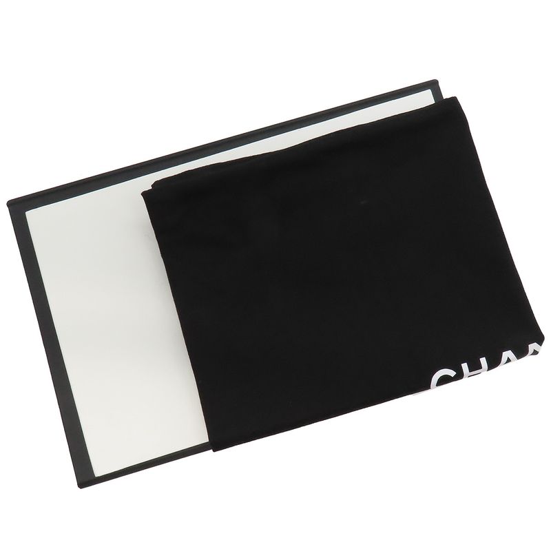 Chanel Shoulder Bag Chevron 2.55 20 Leather Black Silver Hardware Black W Chain