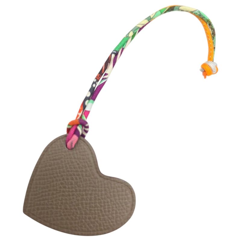 Hermes Petit Ashe Minicou Heart Shape Charm
