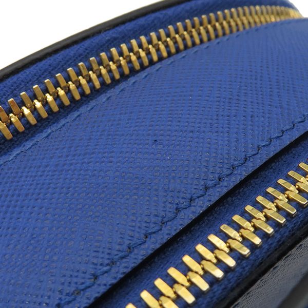 Prada 2way Bag Saffiano Odette 2way Bag Saffianoleather Blue Goldhardware Blue