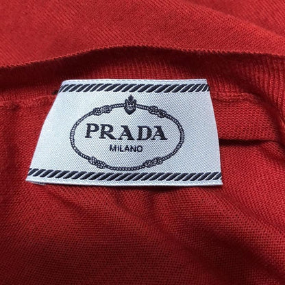 Prada Short Sleeved Sweater Size 40 M Women - Red
