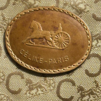 Celine C Macadam Handbag C Macadam Handbag Beige Vintage Old Mini Boston