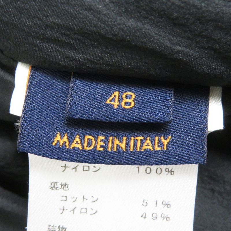 20SS Louis Vuitton 1a63fq Monogram Spray WZIP Padded Blouson Jacket Black×blue