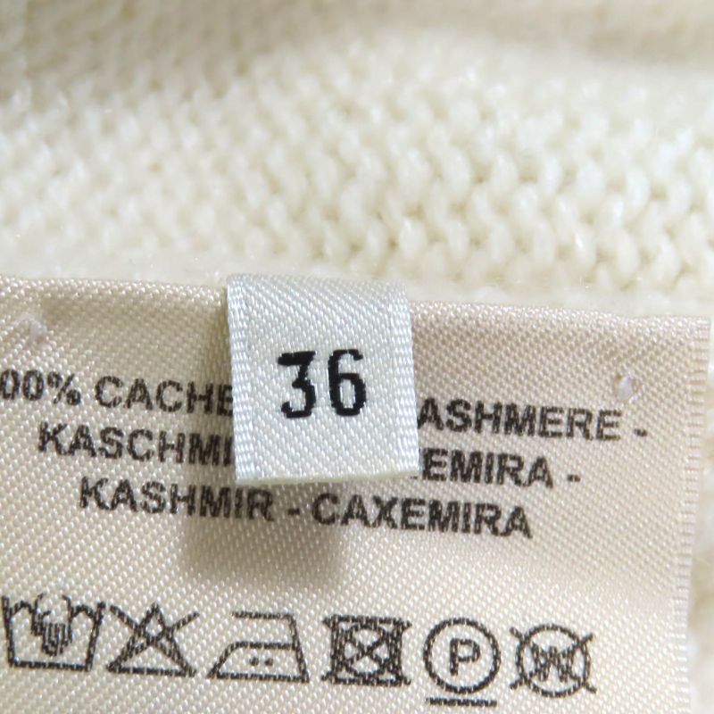 Hermes 22AW 2h2629d1 100% Cashmere Turtleneck Long Sleeve Knit With Serie