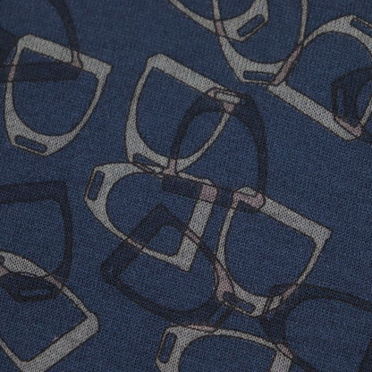 Hermes 100% Cotton Etrier Print All Over Pattern Crew Neck Short Sleeves Short