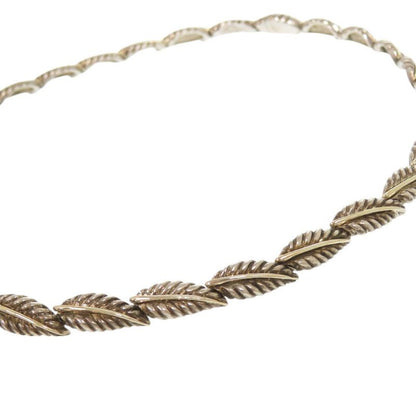 Tiffany & Co 925 Silver 18K Yellow Gold Silver Gold Necklace 0628 Tiffany & Co