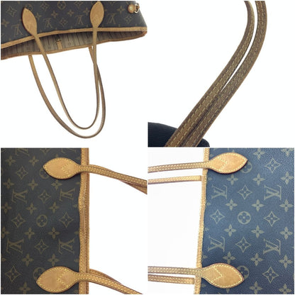 Louis Vuitton Monogram Neverfull MM Women's Tote Bag M40156 Brown Delivery As