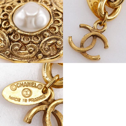 Chanel Vintage Gold Plated And Faux Pearl Ladies 138.3g Necklace