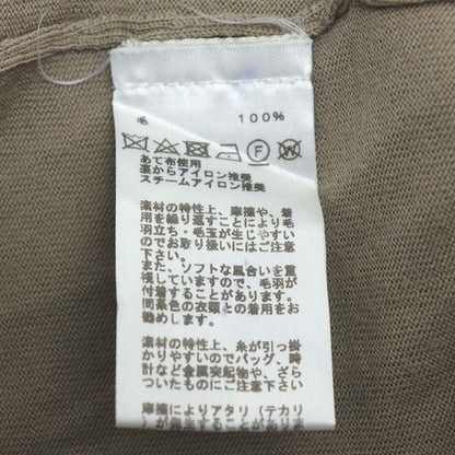 Hermes Long Sleeve Crew Neck Knit Grey M Men's Preowned