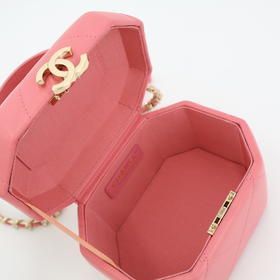 Chanel Handbag Coco Mark Matelasse Vendome Vanity Lambskin 2-way Shoulder Bag