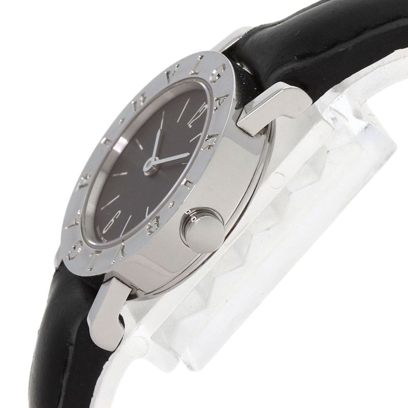 Bvlgari Bb23sl Bvlgari Watch SS Leather Ladies