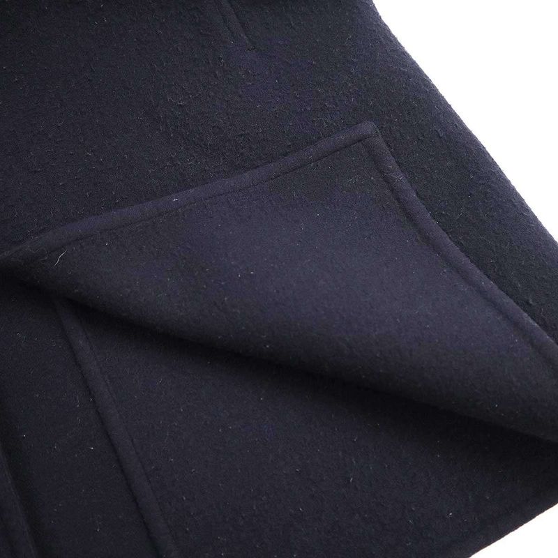 Celine Phoebe Period Wool Long Coat 2 8p02 5955 Navy 38