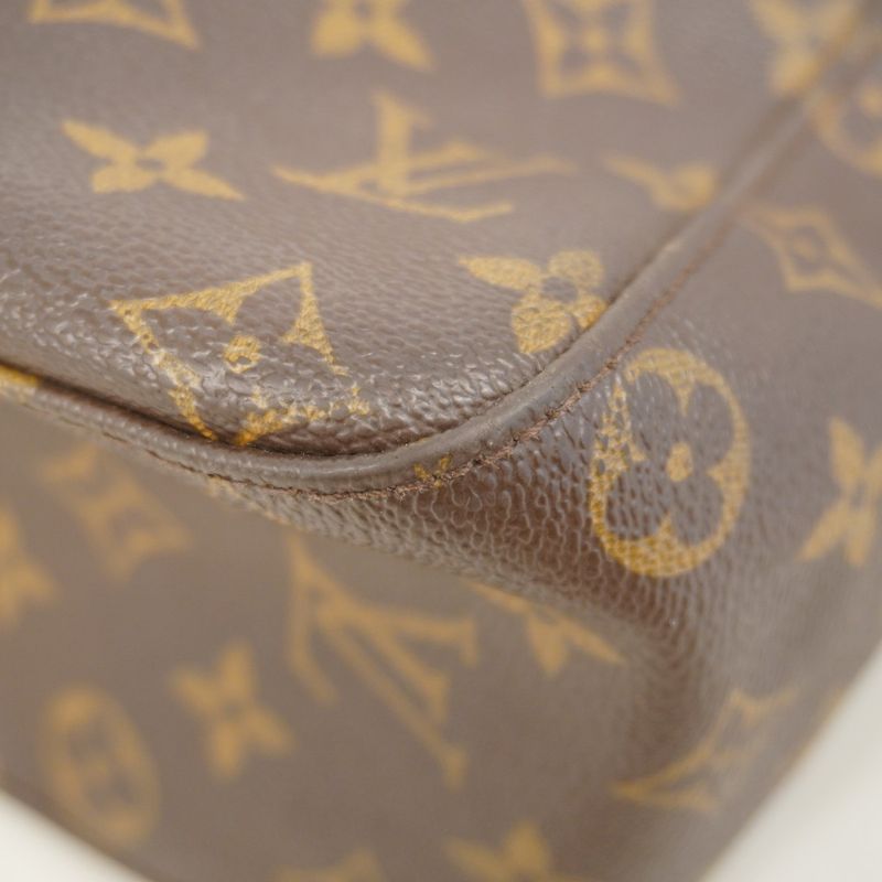 Louis Vuitton Shoulder Bag Monogram Looping GM M51145 Brown Ladies