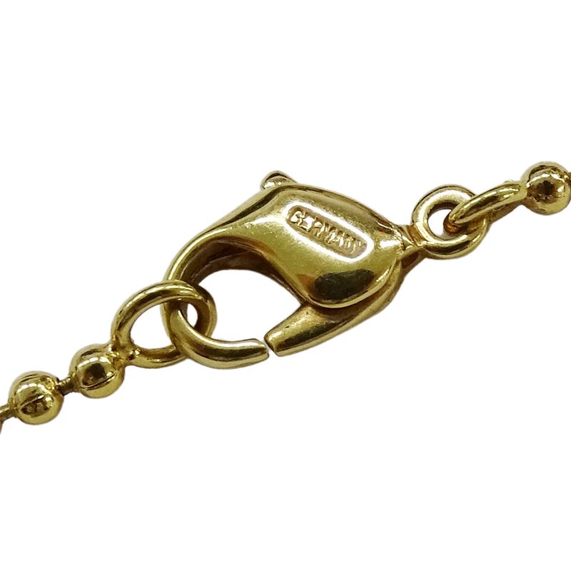 Dior Necklace Women's Branded Coin Ribbon Plated Gold Ball Chain Accessory