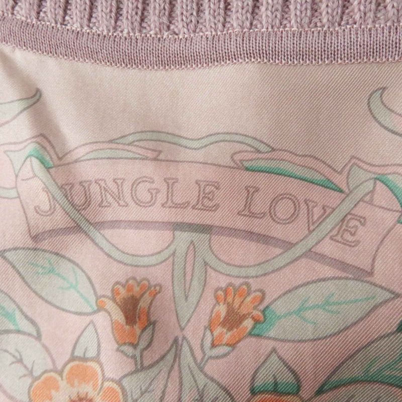 Hermes Jungle LOVE Jungle LOVE Silk Alpaca Poudre ROSE (pinkish) Sleeveless