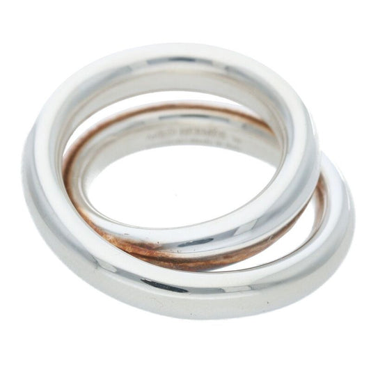 Hermes Vertige Silver Ring Men's 50 9