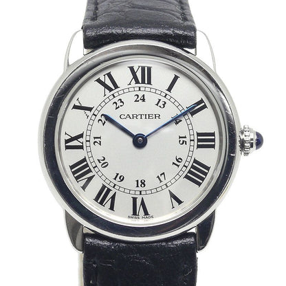 Cartier Ronde Solo SM Ladies Quartz SS Stainless Steel *external Belt
