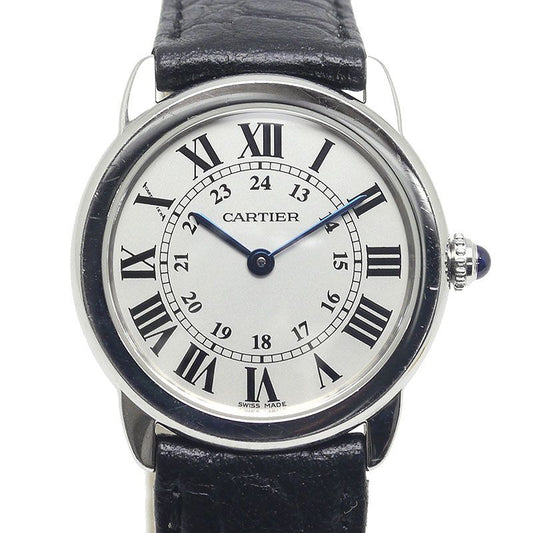 Cartier Ronde Solo SM Ladies Quartz SS Stainless Steel *external Belt