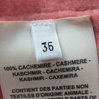 Hermes 22AW 2h0122db 100% Cashmere Double Face Coat With Belt Collarless Coat