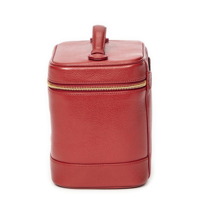 Chanel Red Caviar Leather A